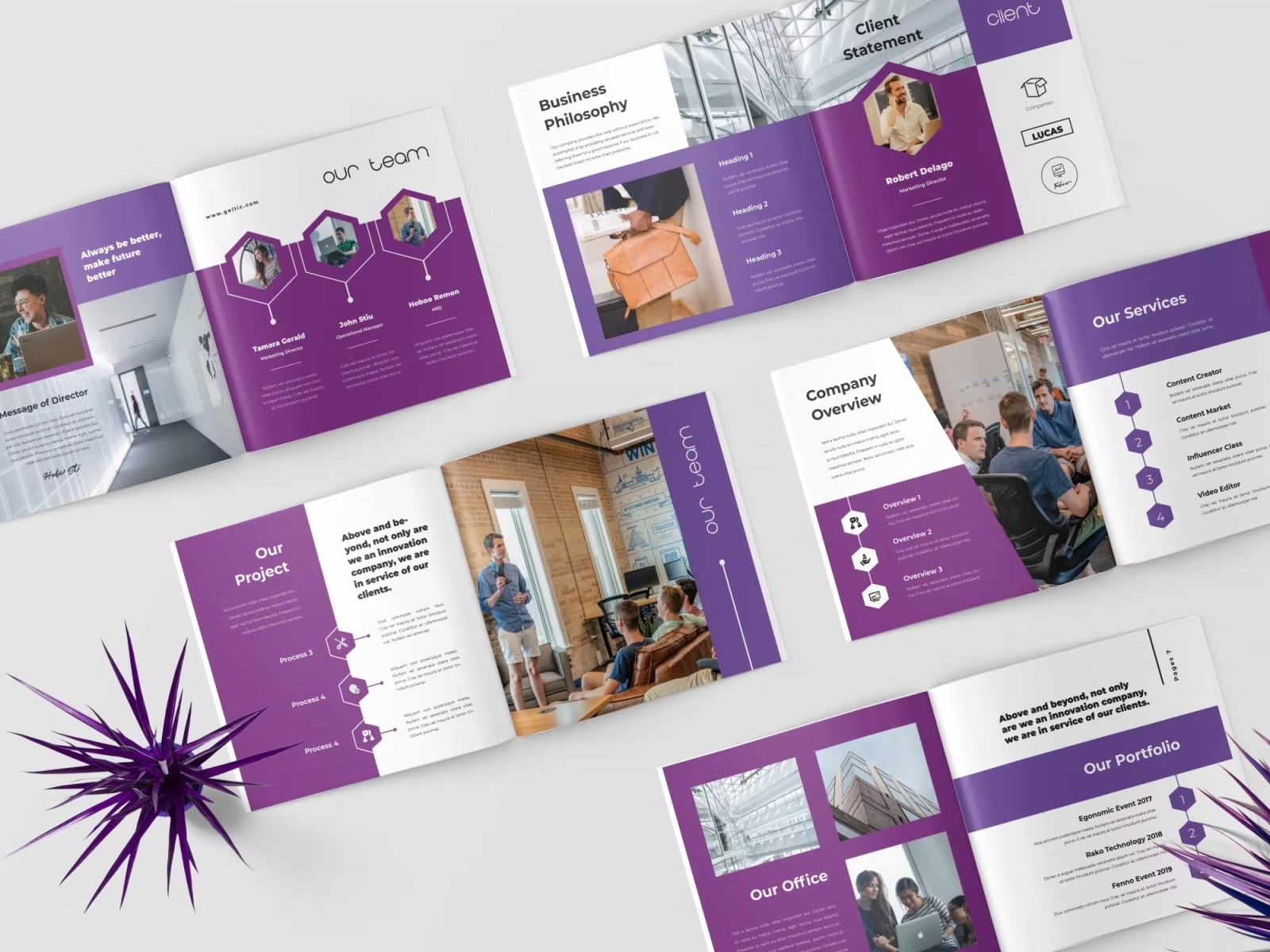 Business Portfolio Template By Print Template On Dribbble