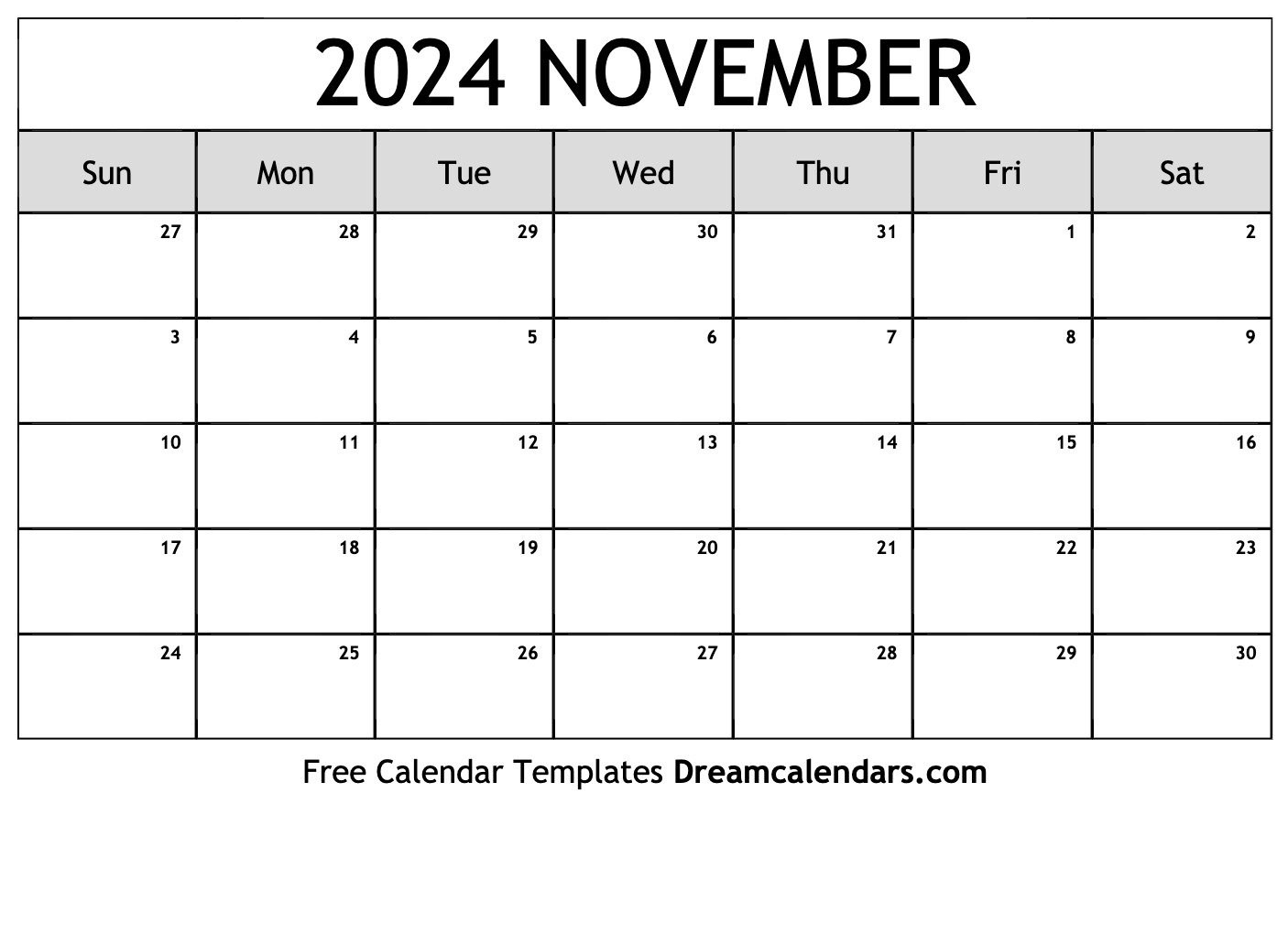 Calendar 2024 November Calendar Printable Cool Awasome List Of