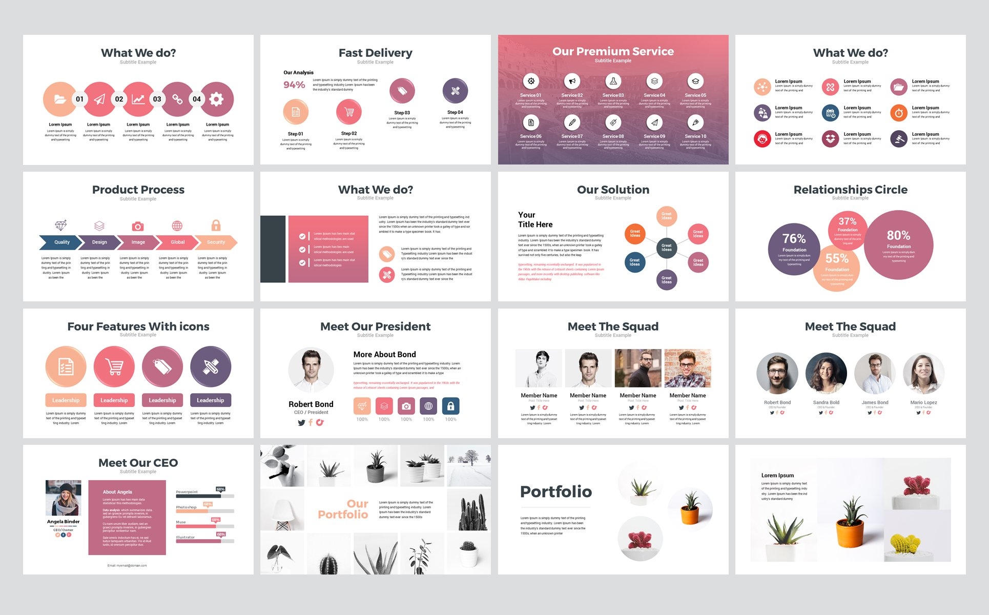 Canva Business PowerPoint Template Free Download Download Canva