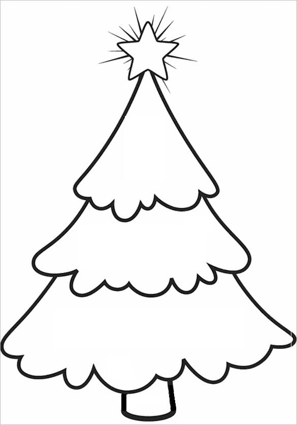 Free Christmas Tree Template To Print Printable Templates