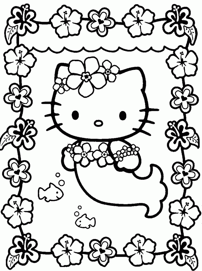 Free Coloring Pages Hello Kitty Coloring Pages Hello Kitty Printable