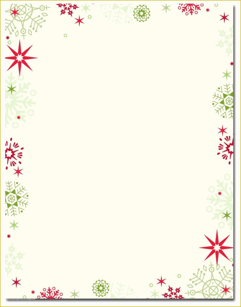 Free Holiday Stationery Templates Word Of 9 Best Of Printable Holiday