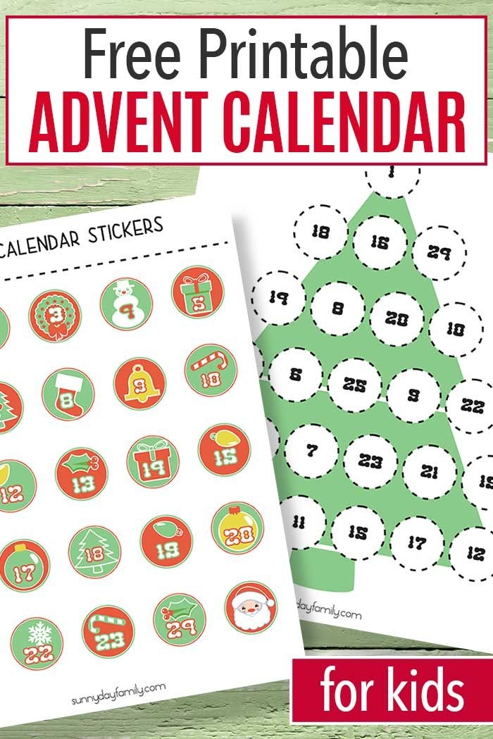 Free Printable Advent Calendar
