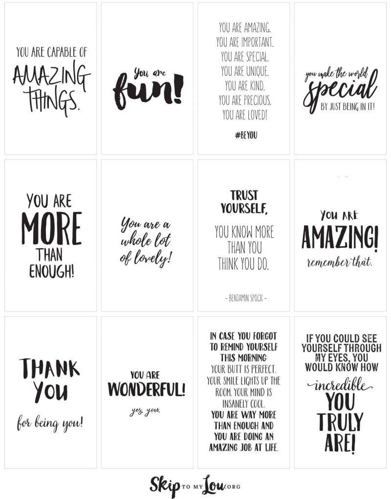 Free Printable Affirmation Cards For Adults Pdf Printable Templates