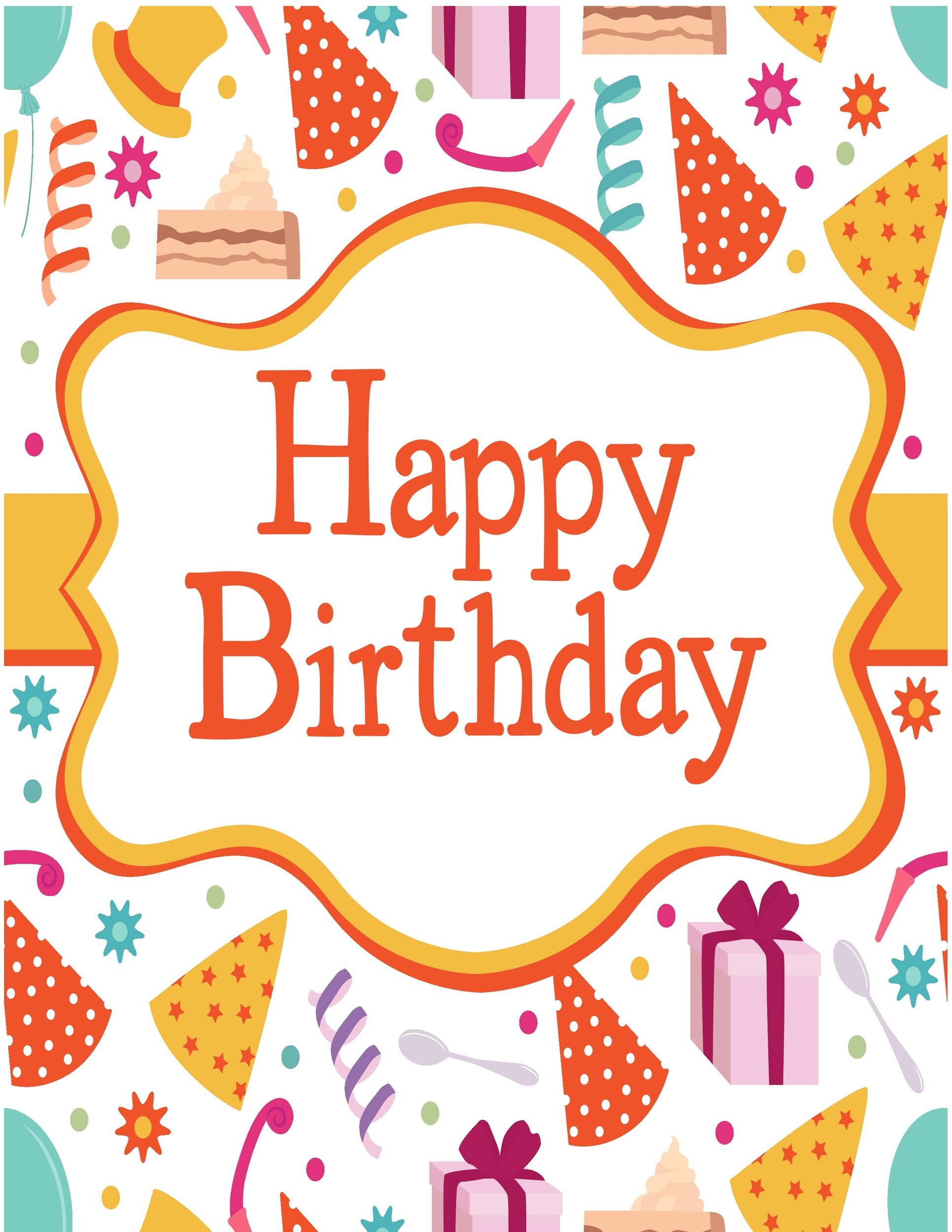 Free Printable Birthday Cards Paper Trail Design Free Printable Happy 