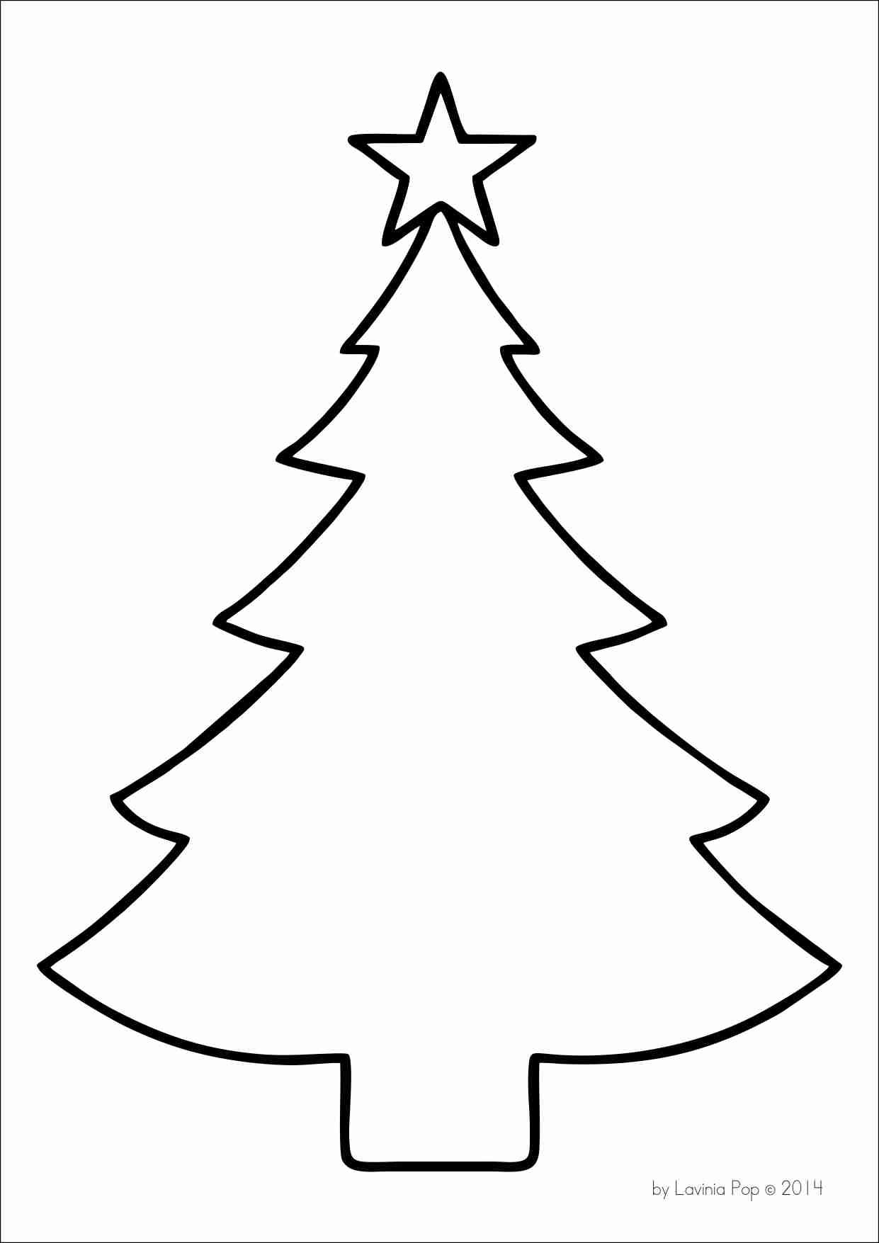 Free Printable Christmas Tree Template Printable Free Templates Download