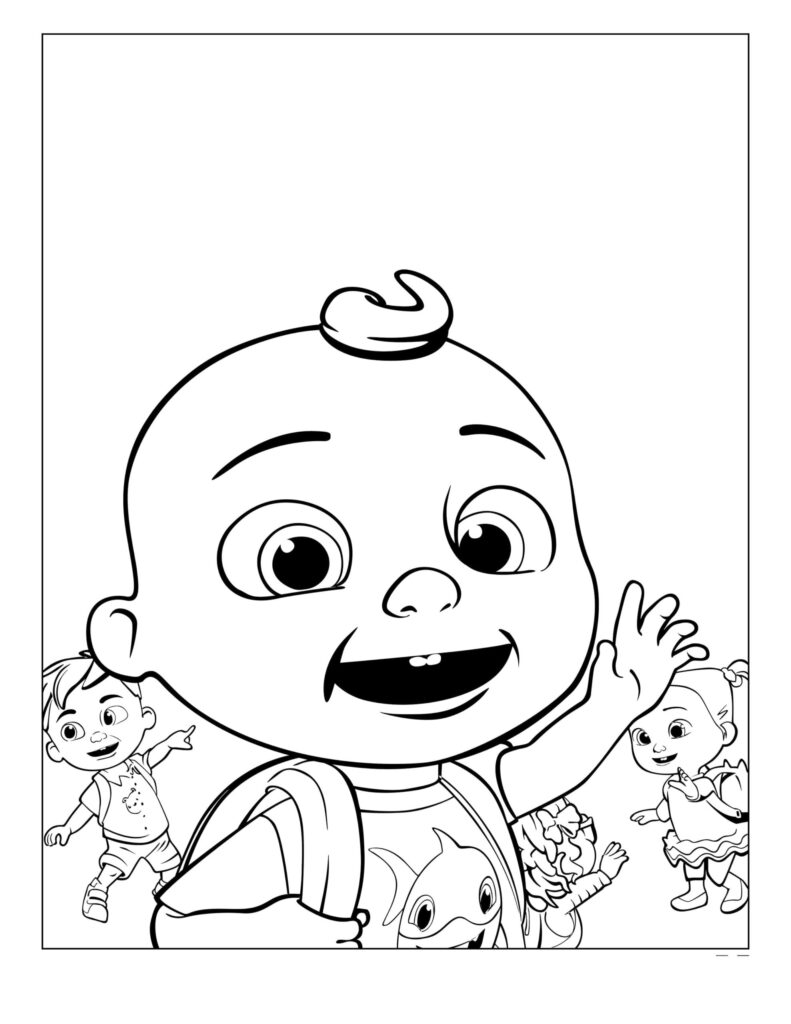 Free Printable Cocomelon Coloring Pages Printable World Holiday