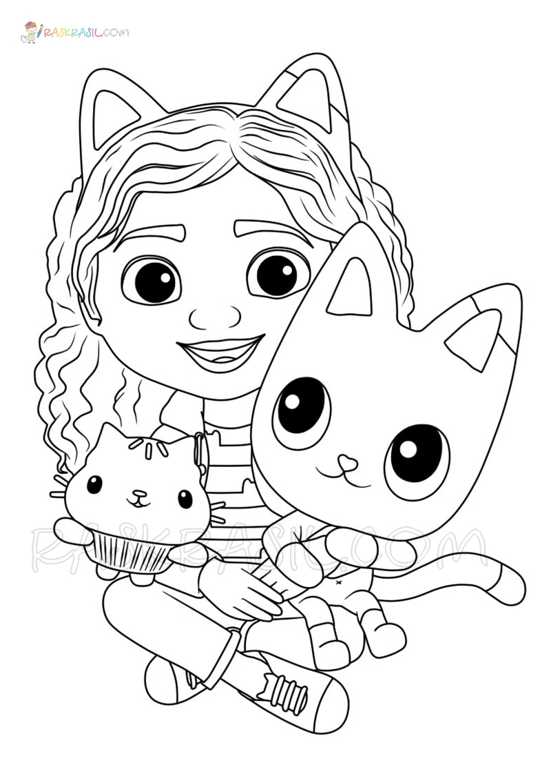 Gabby s Dollhouse Coloring Page New Picture Free Printable Coloring Home