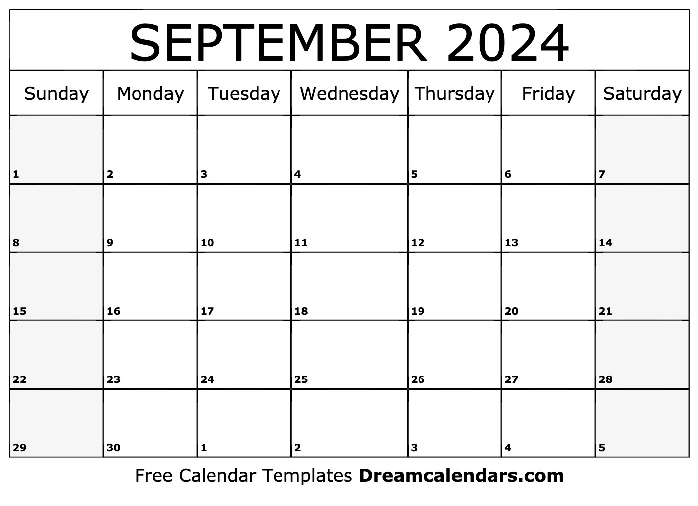 Monthly Blank Calendar 2024 With Notes Calendar Quickly January