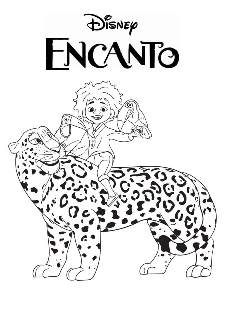 Printable Encanto Coloring Page Printable Coloring Page For Kids