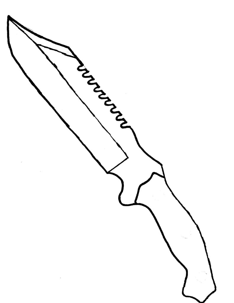 Printable Knife Templates Customize And Print