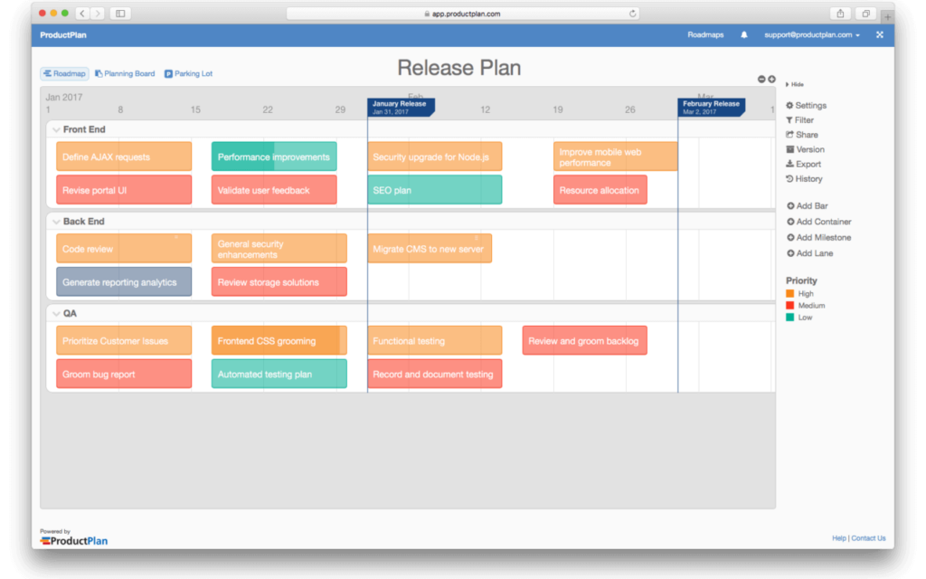 Release Planning Template