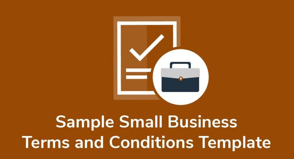 Sample Small Business Terms And Conditions Template Privacy Policies