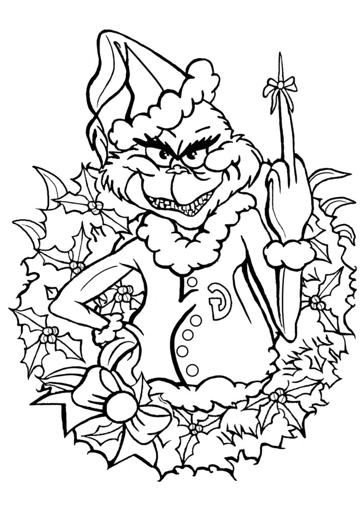 Smalltalkwitht 45 Printable Coloring Pages Of The Grinch Gif