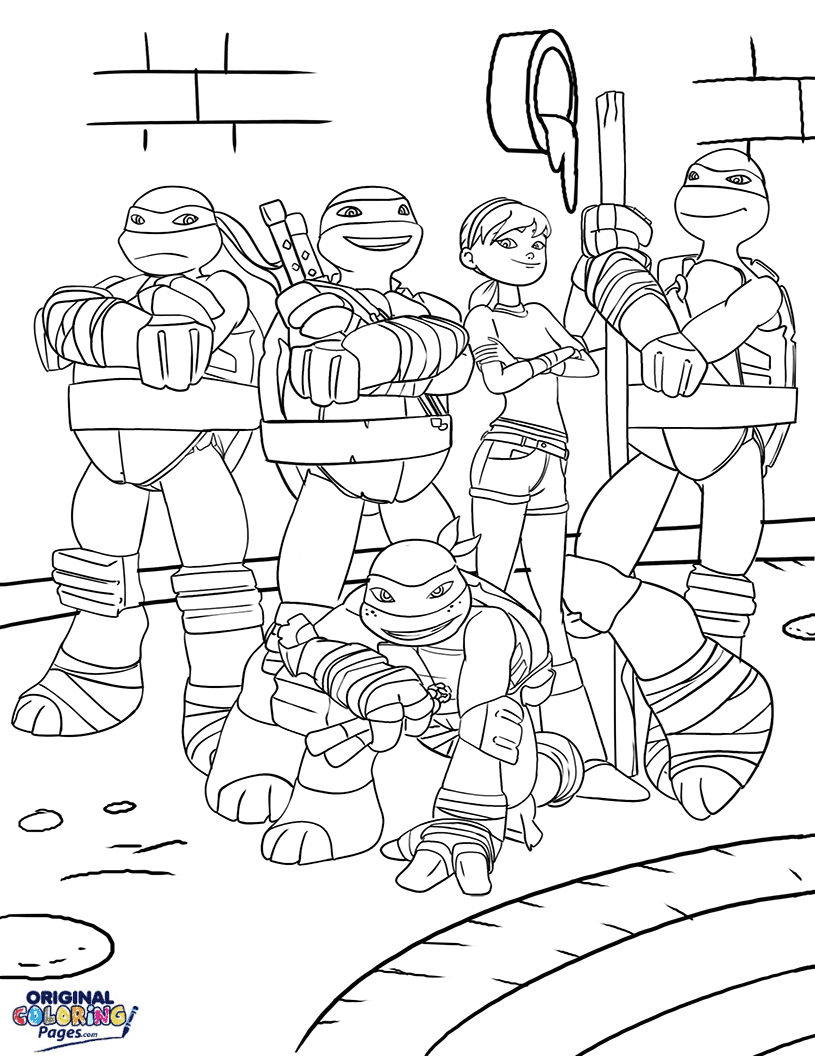 Tmnt Coloring Sheets