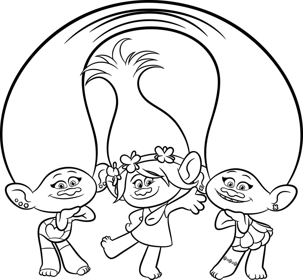 Trolls 2016 Coloring Pages At GetDrawings Free Download