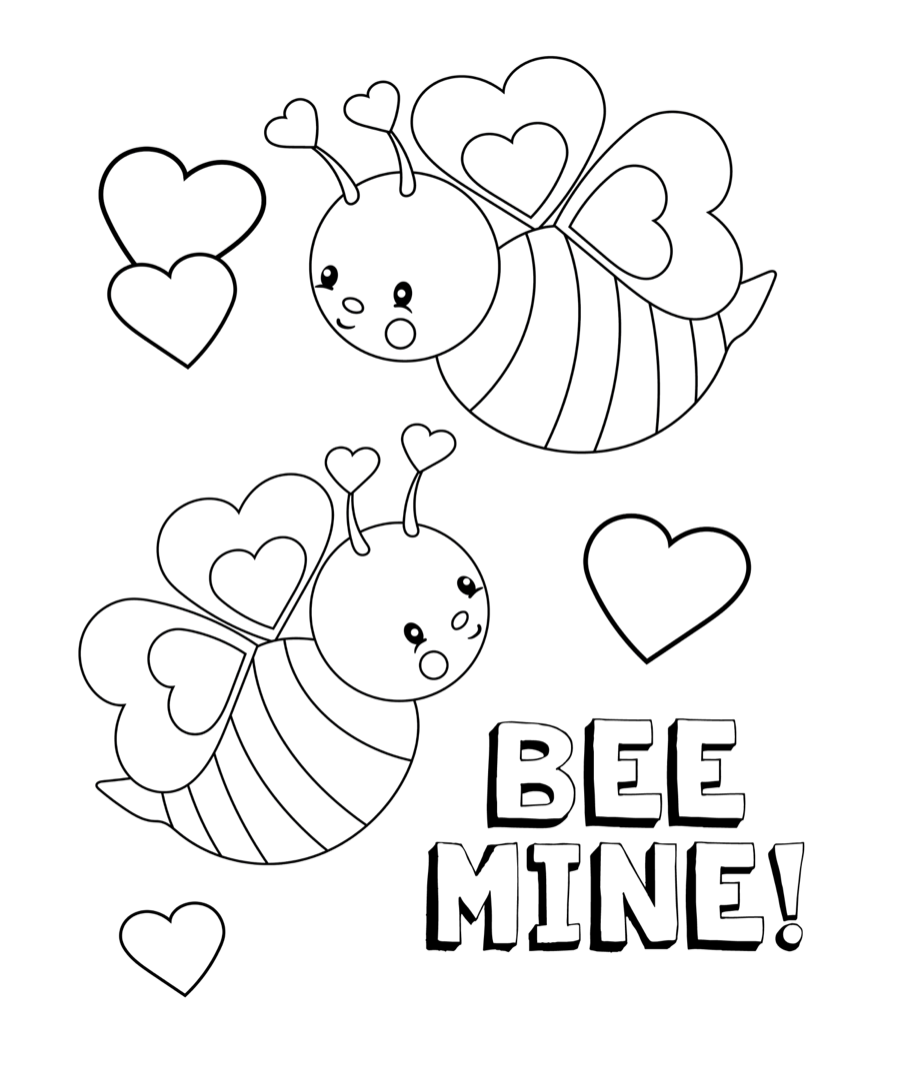 Valentine s Coloring Pages Crazy Little Projects