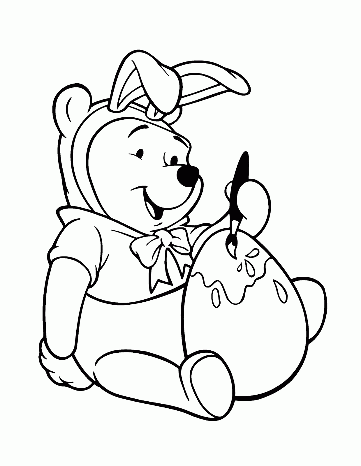 Winnie The Pooh Coloring Pages Free Printable