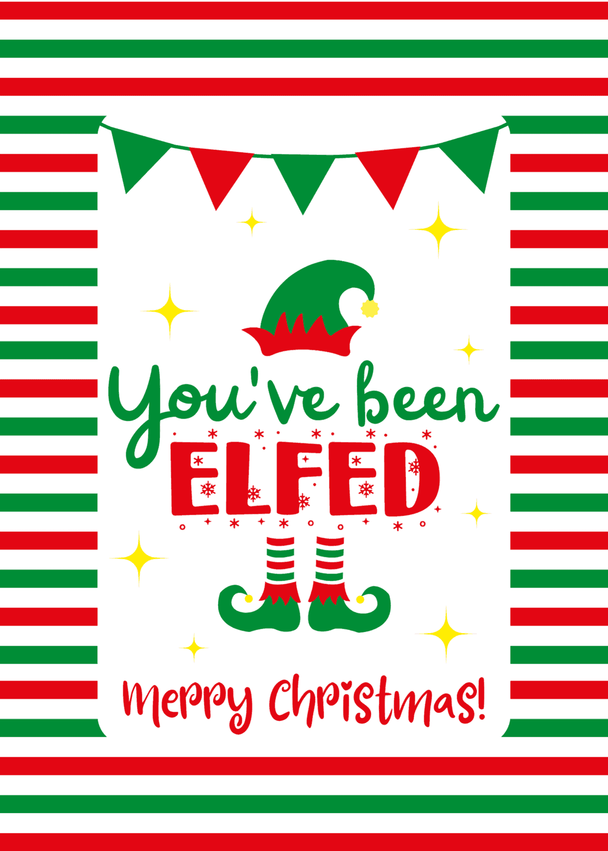You ve Been Elfed Free Printables Prudent Penny Pincher